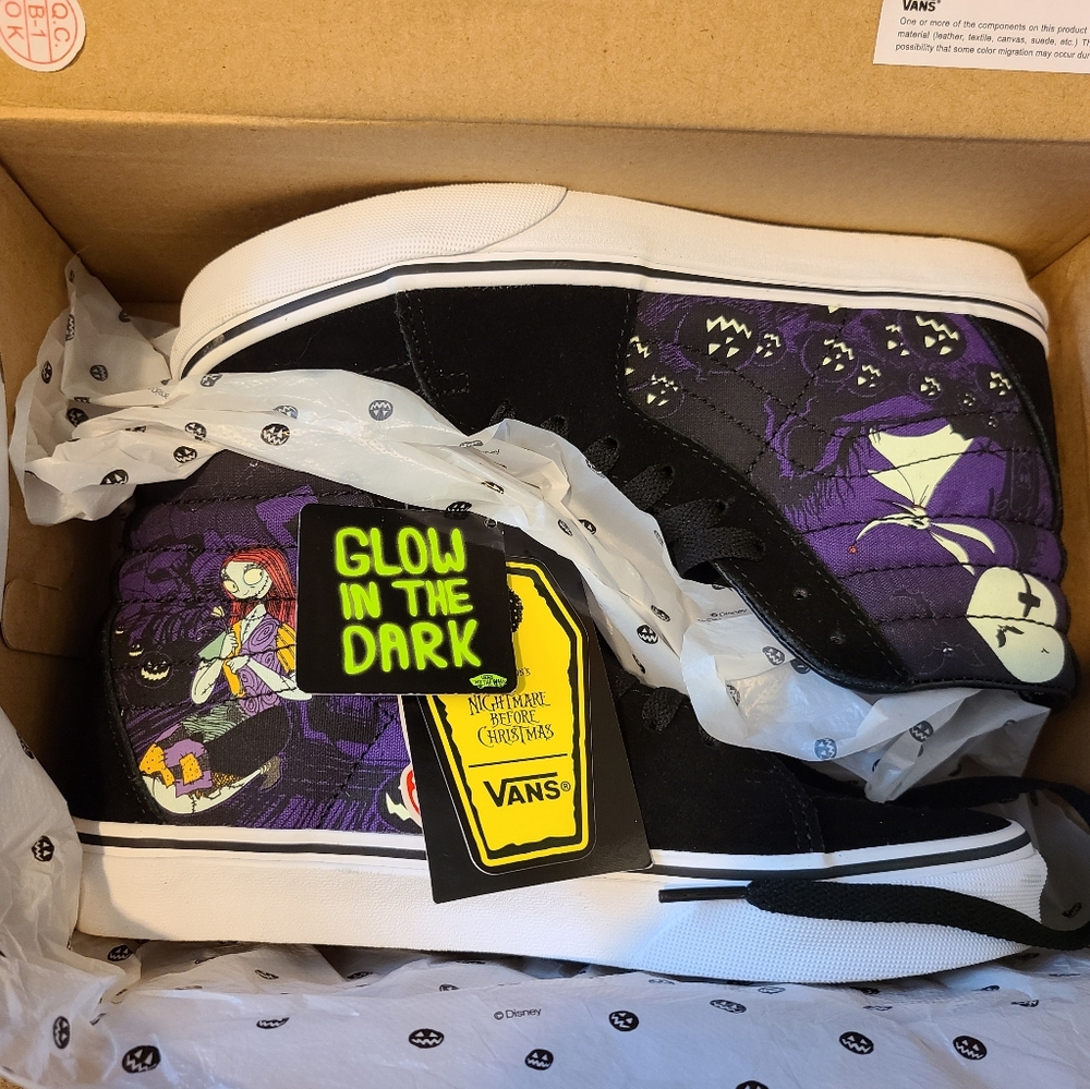 Nightmare Before Christmas Vans Hightops
